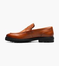 Stacy Adams Hayes Moc Toe Penny Slip On Shoes Leather Tan 25735-240 image 6