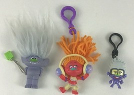 Trolls World Tour DJ Suki Tiny Diamond Guy Keychains Zipper Pulls Clip O... - $286.20 MXN