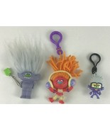 Trolls World Tour DJ Suki Tiny Diamond Guy Keychains Zipper Pulls Clip O... - $20.24 CAD