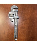 VINTAGE WEST GERMANY #8 ADJUSTABLE PIPE WRENCH, 6-1/2&quot; LONG - $17.17 CAD
