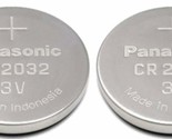 Panasonic CR2032 Battery (2 Pack), Lithium Coin Cell, 3V - $5.59