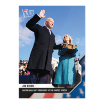 Topps Now Election 2021 Joe Biden #14 Sworn In As 46TH President! Kamala Harris - £11.13 GBP
