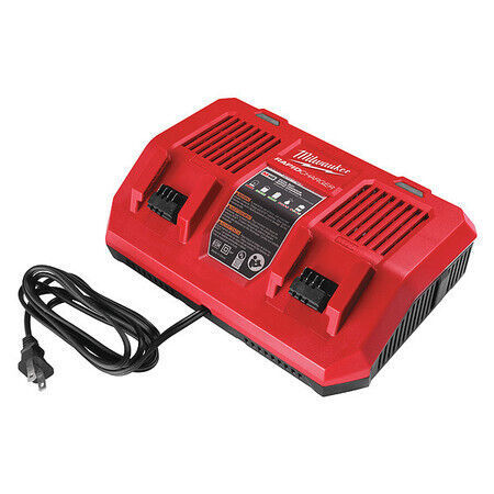 Milwaukee Tool 48-59-1802 M18 Dual Bay Simultaneous Rapid Battery Charger - £155.66 GBP