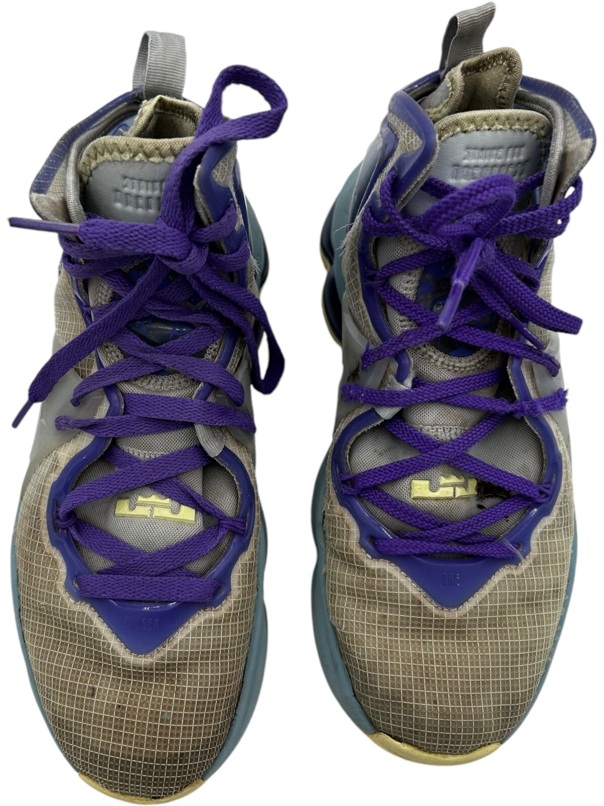 Kids Nike LeBron 19 GS 'Easter' Zoom Air Basketball Sneaker DD0418-412 size 7Y Item image 4