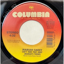 Mariah Carey Can&#39;t Take That Away / Crybaby 90s 45 Hip Hop Pop Columbia VG+ - $18.49