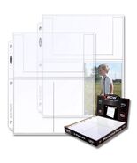 2 packs of 100 (200) BCW 4 ⅛&quot; x 6 ⅛&quot; Photo or Postcard 3-Pocket Pro Bind... - $1,171.80 MXN
