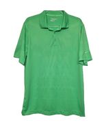 Nike Golf Dri Fit Tour Performance Mens Large Polo Vented Bright Green S... - $395.37 MXN