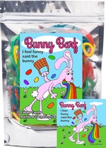 Bunny Barf Rainbow Lace Licorice Funny Unique Easter Basket Stuffer Gag Gift Can - £27.01 GBP