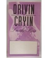 DRIVIN N CRYIN - VINTAGE ORIGINAL CLOTH CONCERT TOUR BACKSTAGE PASS - $10.00