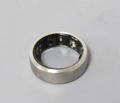 Oura Ring Gen3 Horizon Size 10 - Brushed Titanium JZ90-52594-10 image 2
