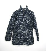 US Navy Working Uniform NWU Parka Size Small Long Blue Digital Camo Gore... - £43.68 GBP