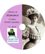 ALAMANCE County North Carolina NC - History Genealogy Family -15 Books C... - £5.30 GBP