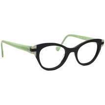 Anne Et Valentin Eyeglasses D-Fine 1632 Black/Mint Cat Eye France 48[]21... - $399.99