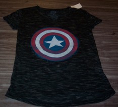 WOMEN&#39;S TEEN CAPTAIN AMERICA Marvel Comics T-shirt SMALL NEW THE AVENGERS - $19.80