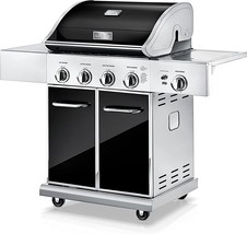 Heavy-Duty 5-Burner Propane Gas Grill - Stainless Steel, Nutrichef Ncgril2. - £548.33 GBP
