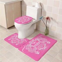 3Pcs/set Victoria&#39;s_Secret 06 Bathroom Toliet Mat Set Anti Slip Bath Mat... - $33.29+