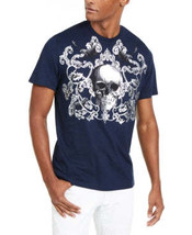 INC Mens Metallic Crew Neck Graphic T-Shirt, Size Medium - $17.82