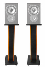 Pair 28&quot; 2-Tone Speaker Stands For Polk Audio TSi100 Bookshelf Speakers - £135.46 GBP