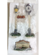MAUD HUMPHREY BOGART VILLAGE Collection Street Sign/ Lamp Clock Sign Min... - €7,41 EUR
