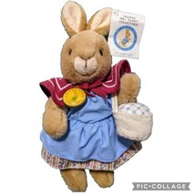 Vintage 1994 Mrs Rabbit Bunny Plush Beatrix Potter Peter Rabbit Eden Gift W/ Tag - £27.38 GBP