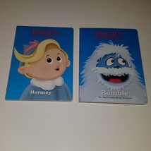 2 Rudolph the Red Nosed Reindeer Board Books Lot Bumble Hermey Christmas - £7.87 GBP