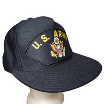 Vintage US Army Military Hat Cap Snapback ~ Black ~ Eagle Crest ~ NOS, N... - £28.11 GBP