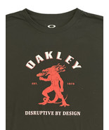 Oakley TShirt Lizard Head Human Body Disruptive by Design Black LARGE TS... - £78.99 GBP