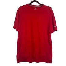 Athletic Works Mens Size Large Red Regular Fit Quick Dry Tshirt - £8.99 GBP
