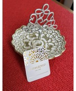 Cynthia Rowley New York Enamel on Metal Flower Heart Tree Ring Jewelry Dish - $18.11 CAD