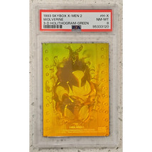 Wolverine #H-X - PSA 8 - 1993 Skybox X-Men Series 2 -3D Lithogram Green ... - $96.74