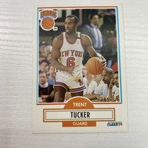 Trent Tucker Knicks 1990-91 Fleer #129 - £1.57 GBP