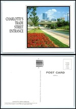North Carolina Postcard - Charlotte&#39;s Trade Street Entrance Fo - £2.32 GBP