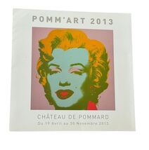 Pomm’Art 2013 Château de Pommard Exhibition Brochure Galeries Bartoux Wa... - $19.79