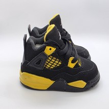Nike Air Jordan 4 Retro TD &#39;Thunder&#39; 2023  BQ7670-017  Baby Toddler Size 3C - €51,48 EUR
