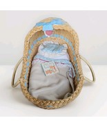 American Girl Pleasant Company Bitty Baby Wicker Moses Basket Bassinet Crib - $117.43 CAD