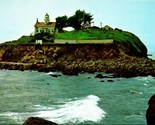 Vtg Chrome Postcard Crescent City California CA Lighthouse Mike Roberts UNP - $3.91