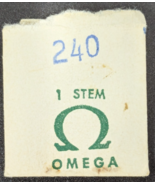NOS Genuine Omega Cal. 240 Watch Winding Stem - Open Pack - €9,34 EUR