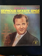 SEYMOUR REXSITE Jewish Folk Songs &amp; Yiddish theatre Favorites 1971 GRC214 - £14.12 GBP