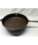 Vintage Unmarked #14 Cast Iron Skillet 14.75&quot; Early BSR Or Atlanta Stove... - $234.98
