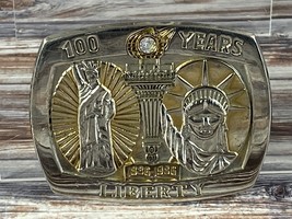 100 Years 1885-1995 Statue of Liberty Anniversary Belt Buckle  - £4.67 GBP