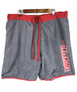 OU Swim Trunks Shorts XL Mens Oklahoma University Sooners Gray Red White - £43.85 GBP