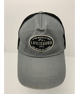 Life Is Good Hat If You Never Get Lost Embroidered Oval Patch Logo SnapB... - $14.80