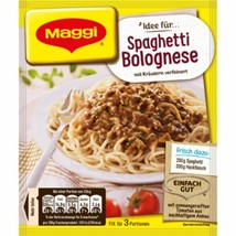 Maggi Spaghetti Bolognese  -Pack of 1/  3 servings  -Made in Germany-FRE... - £4.74 GBP