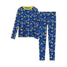 Cuddl Duds Sonic 2 Boys 2 Pc Stretch Long Thermal Underwear Set 8/10 Medium - $26.73