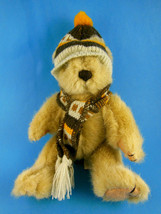 Vintage Dakin Fully Jointed Teddy Bear 8" 1994 Vintage Golden Brown w sweater - $15.83