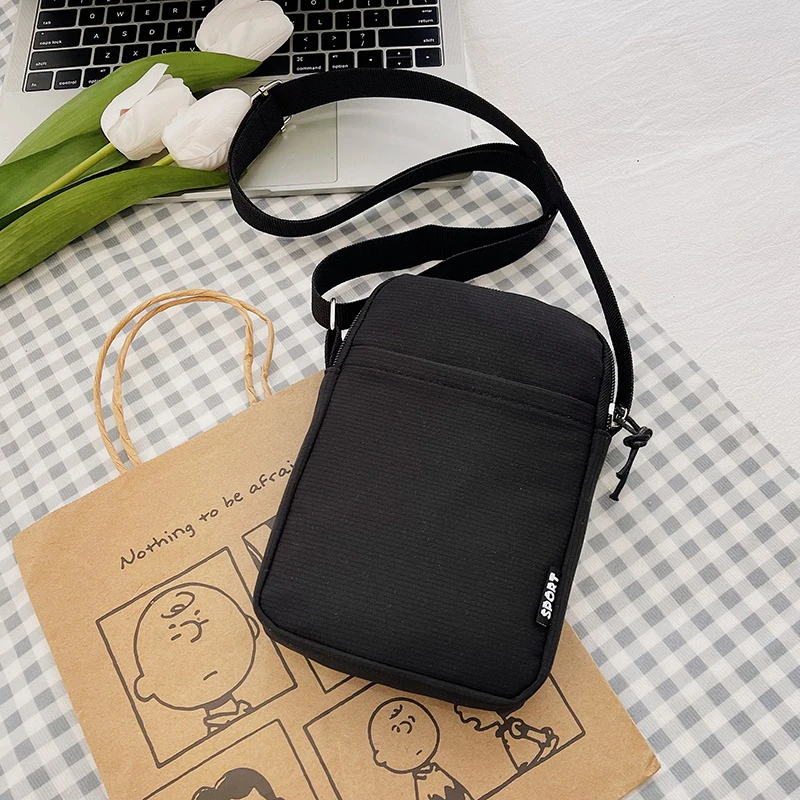 Fashion Mobile Phone Bag Women Canvas Messenger Bag All-match Mini Small Crossbo - £12.80 GBP