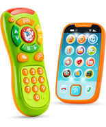 Baby Toy Phone, Remote and Smartphone with Music, Fun Learning Musical T... - $24.25