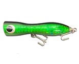Top Water Offshore Big Game Popper for Tuna Carina 7&quot; Green/Black with H... - $17.95