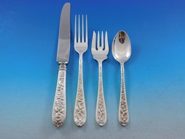 Corsage by Stieff Sterling Silver Flatware Set for 8 Service 42 pieces - $2,470.05
