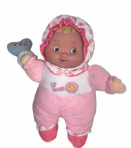 Berenguer Babies  Lil&#39; Hugs Pink Baby Doll Plush Rattle Soft Toy Stuffed 12&quot;  - £9.50 GBP